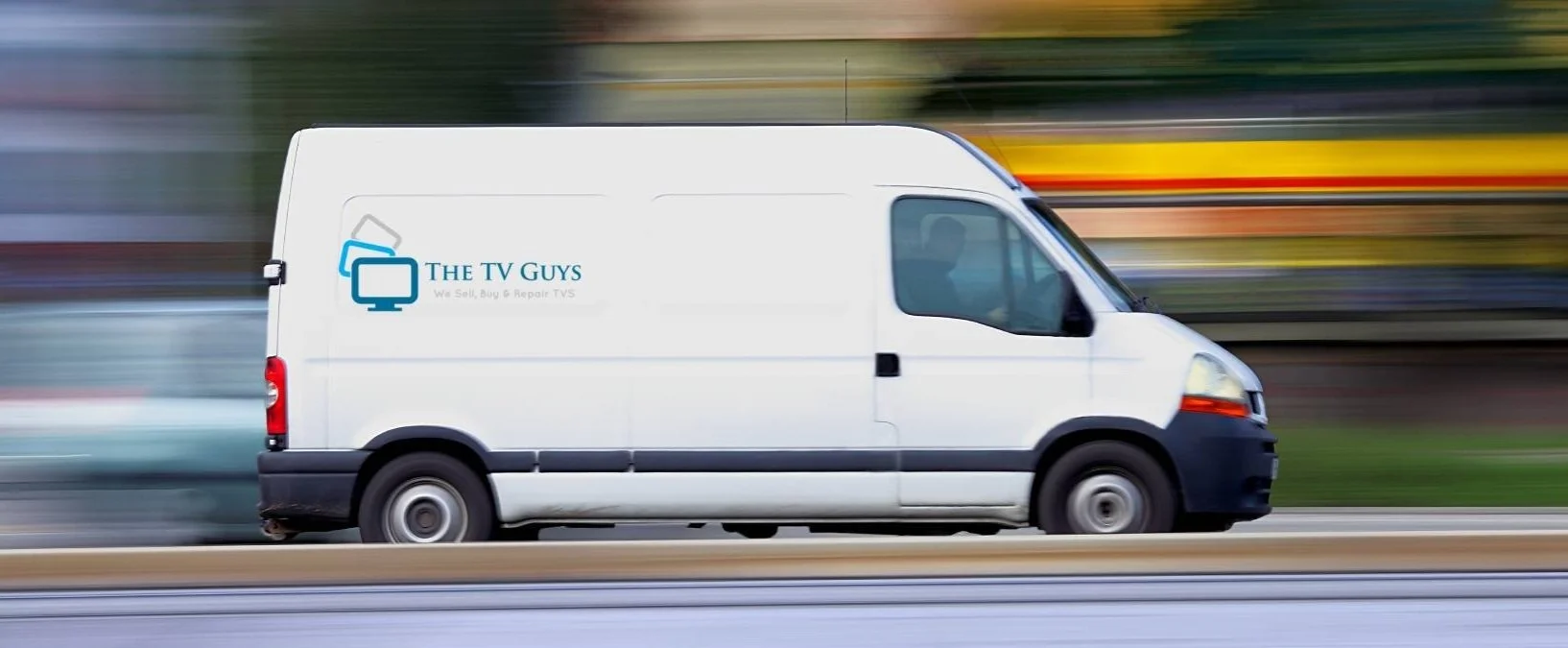 The TV guys van picking up TVs - TV repairs
